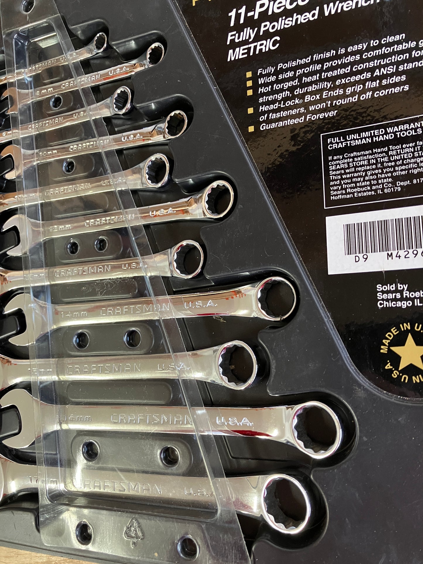 Vintage NOS Craftsman Professional Bundle - 3 Wrench Sets