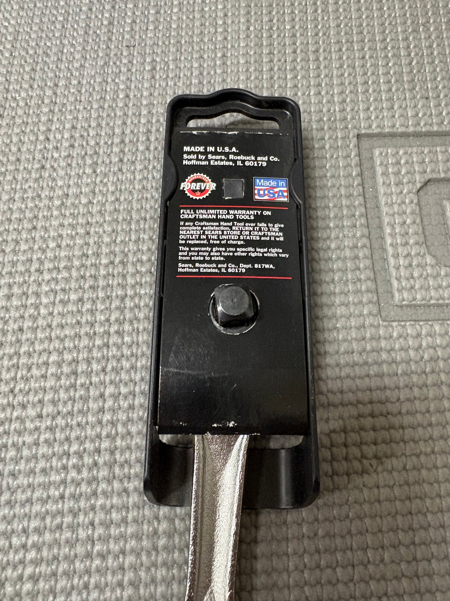 NOS Sears Craftsman USA 3/8” Drive Quick Release Ratchet 44808 Long Handle