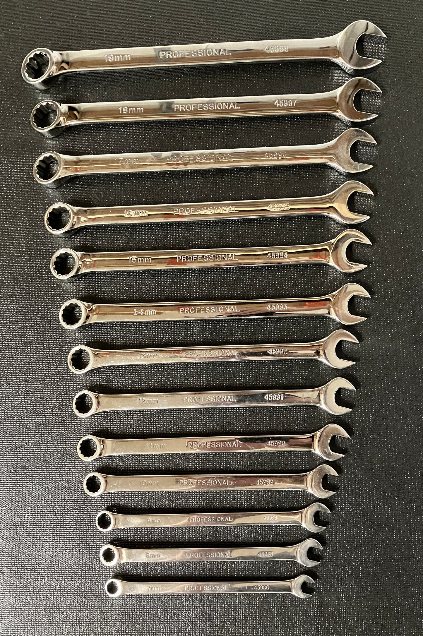 Vintage Craftsman Professional 26pc SAE Metric Combination Wrench Set 45XXX USA