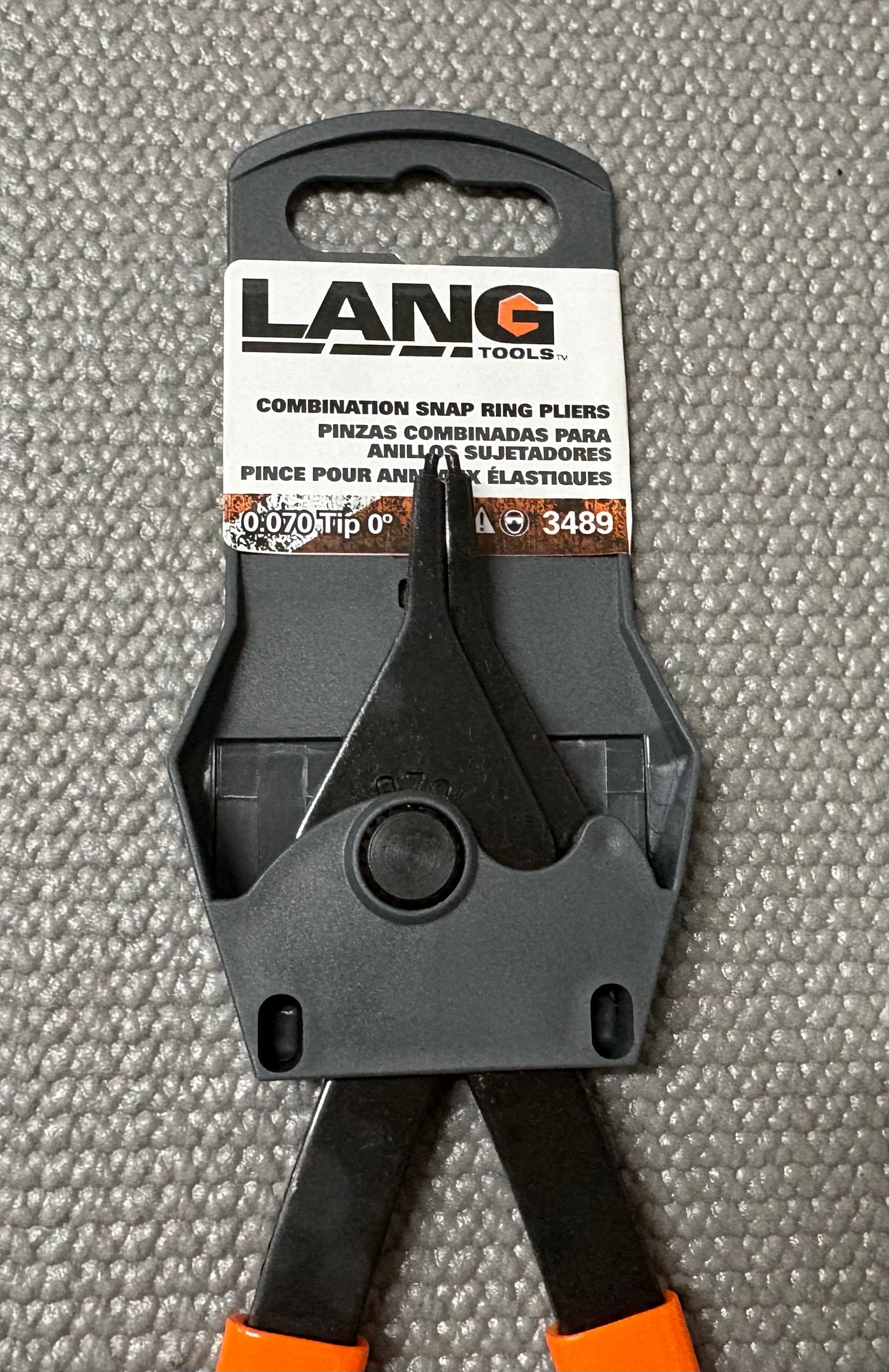 Lang Tools .070" Snap Ring Pliers 3489 USA