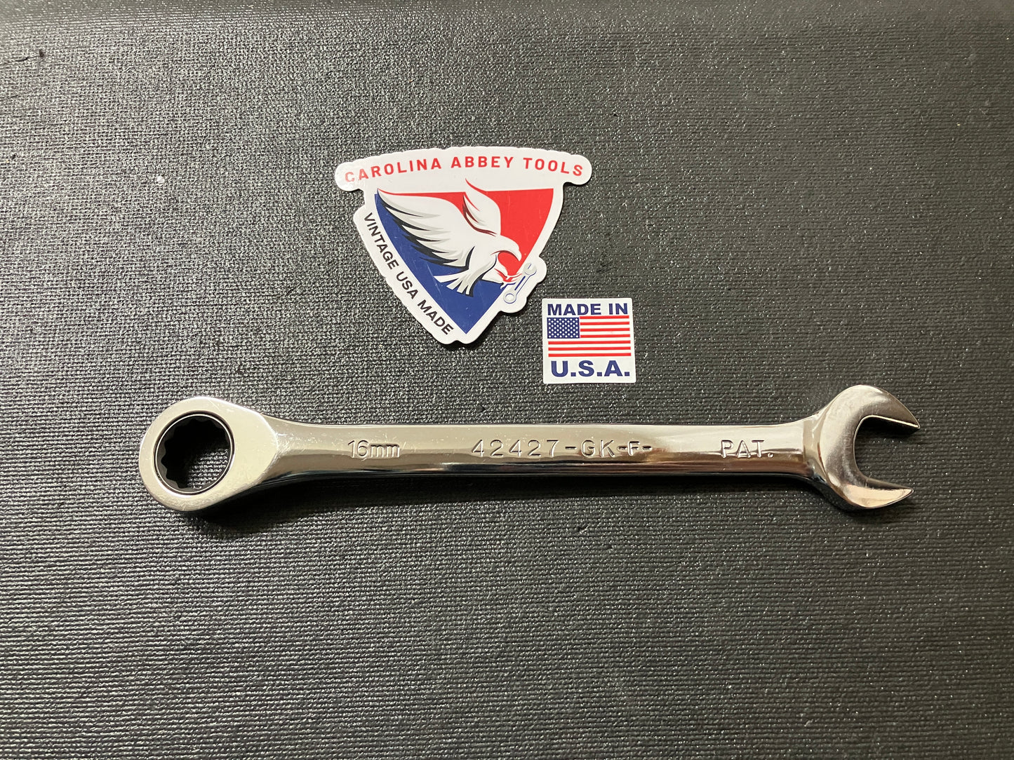 Vintage Craftsman 16mm Reversible Ratcheting Wrench 42427 GK-F Made In USA