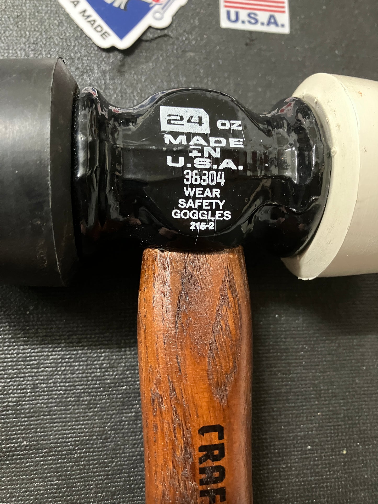 Vintage Craftsman 24oz Double Ended Rubber Mallet 38304 USA
