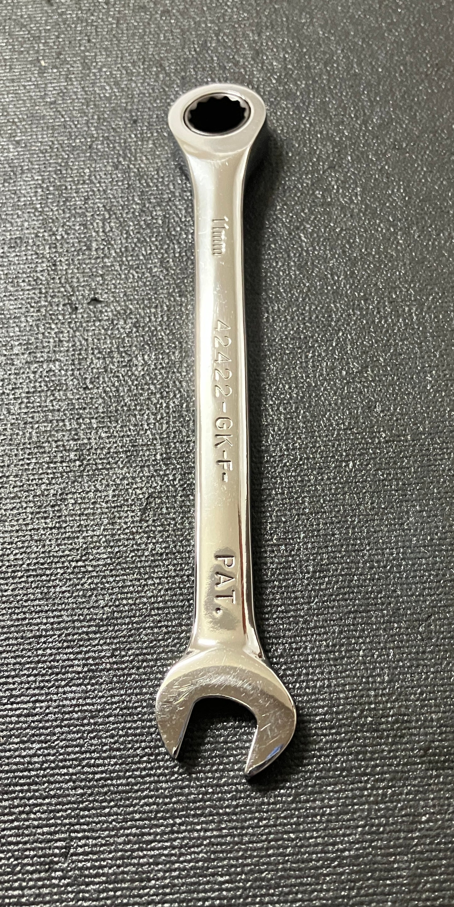 Vintage Craftsman 11mm Reversible Ratcheting Wrench 42422 GK-F Made In USA