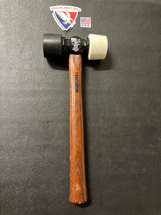 Vintage Craftsman 24oz Double Ended Rubber Mallet 38304 USA