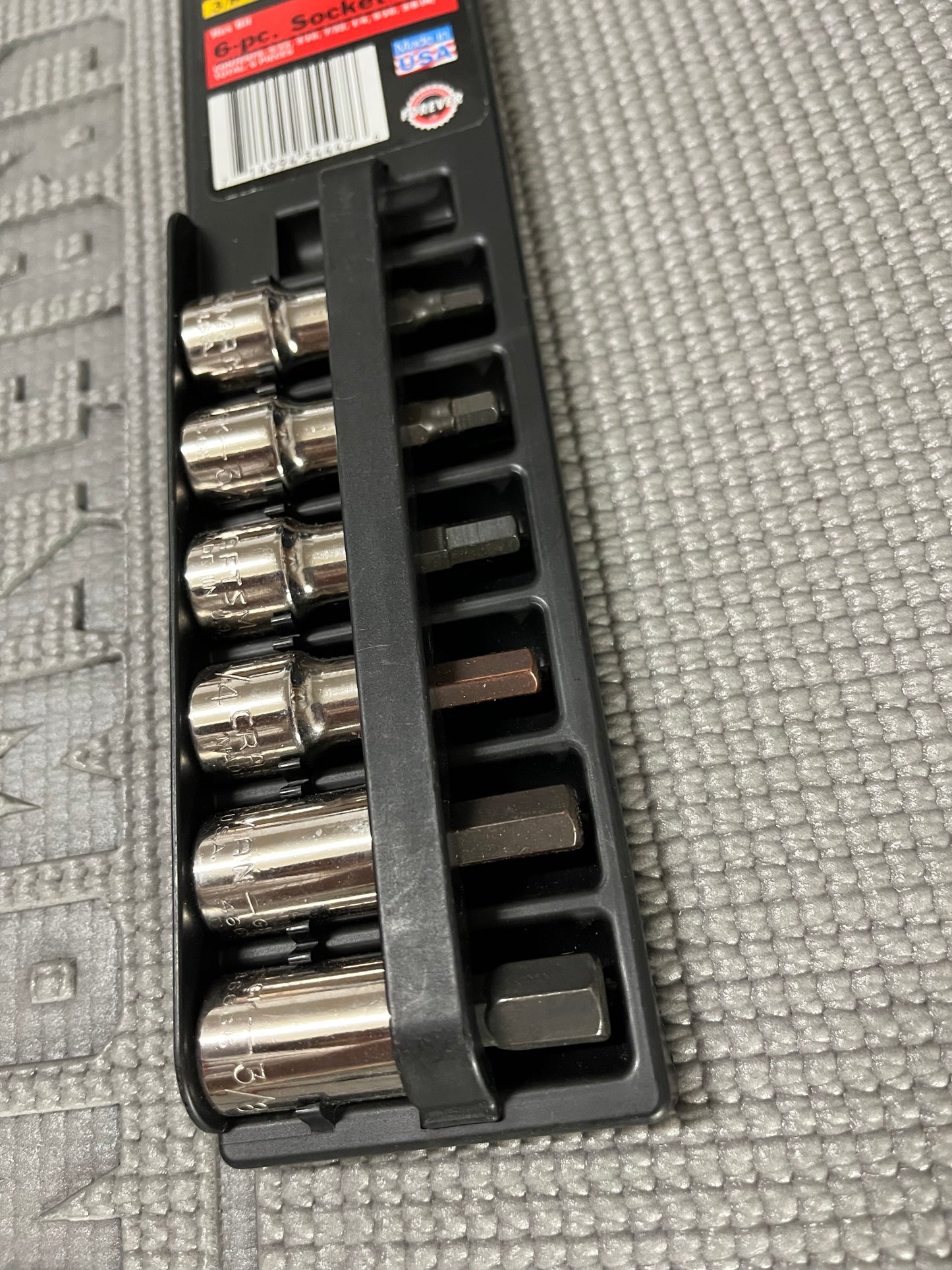 NOS Sears Craftsman 12pc Hex Bit Socket Sets SAE Metric 34447 34448 USA -GK-