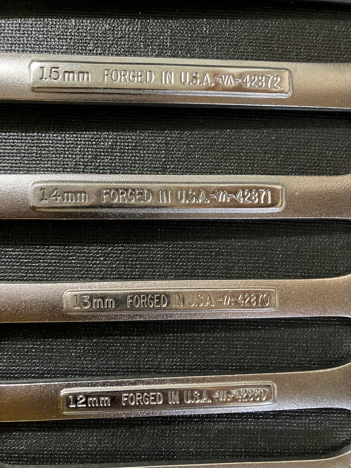 Vintage Craftsman 14pc Metric 6 Point Combination Wrench Set 6mm - 19mm -VA- USA
