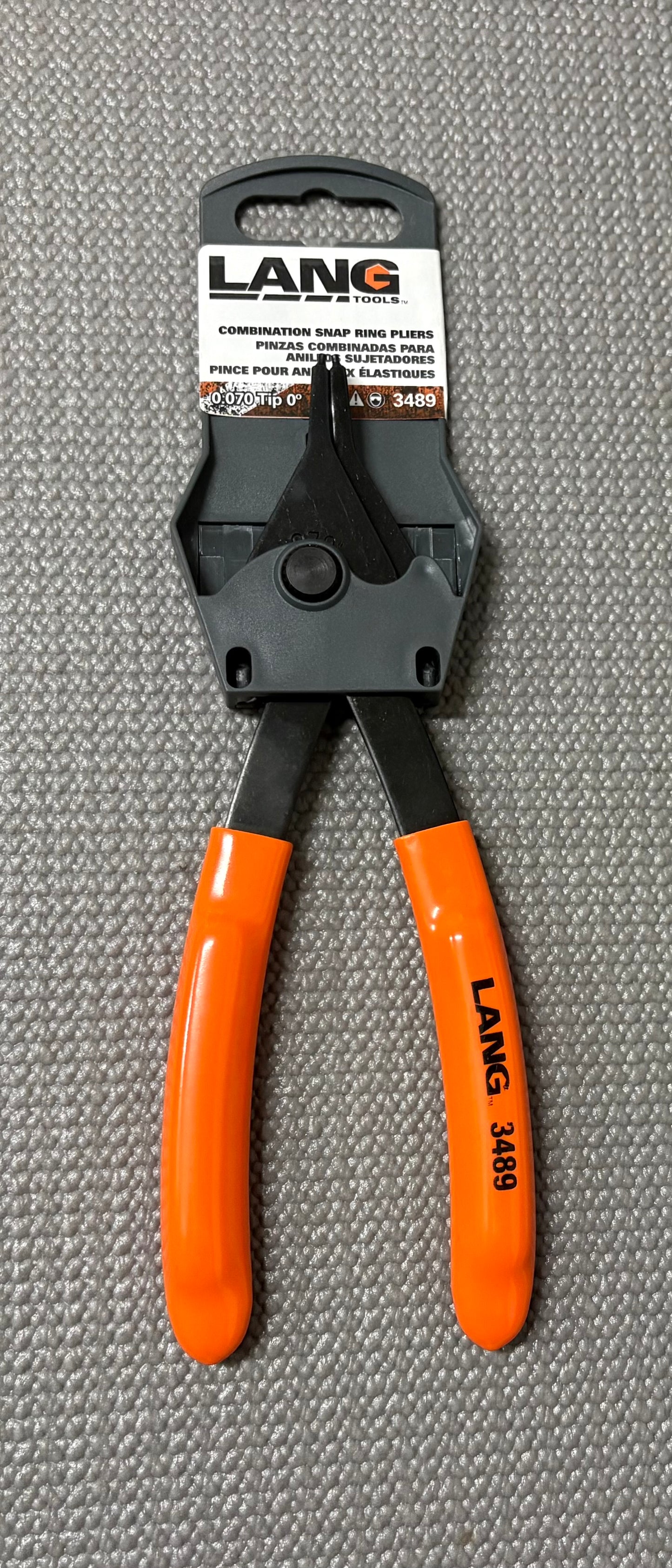 Lang Tools .070" Snap Ring Pliers 3489 USA