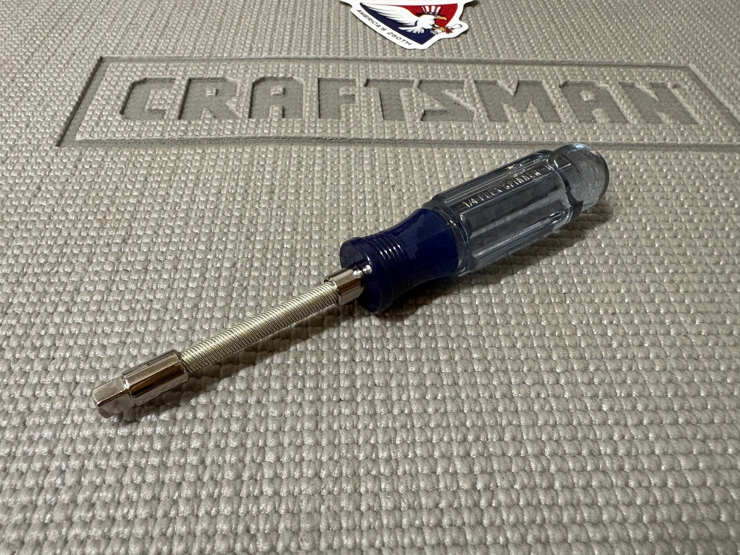 NOS Sears Craftsman 1/4” Flex Spinner Handle 4355 -H- USA Rare!