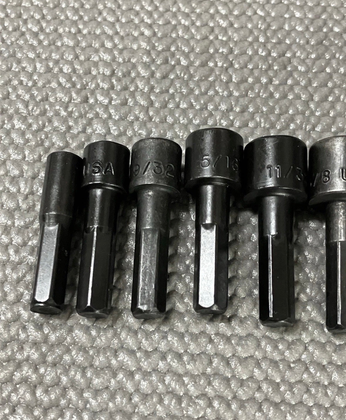 OEM Sears Craftsman USA 12pc Nutdriver Bit Set Rare Metric & Sae Tool Set Filler