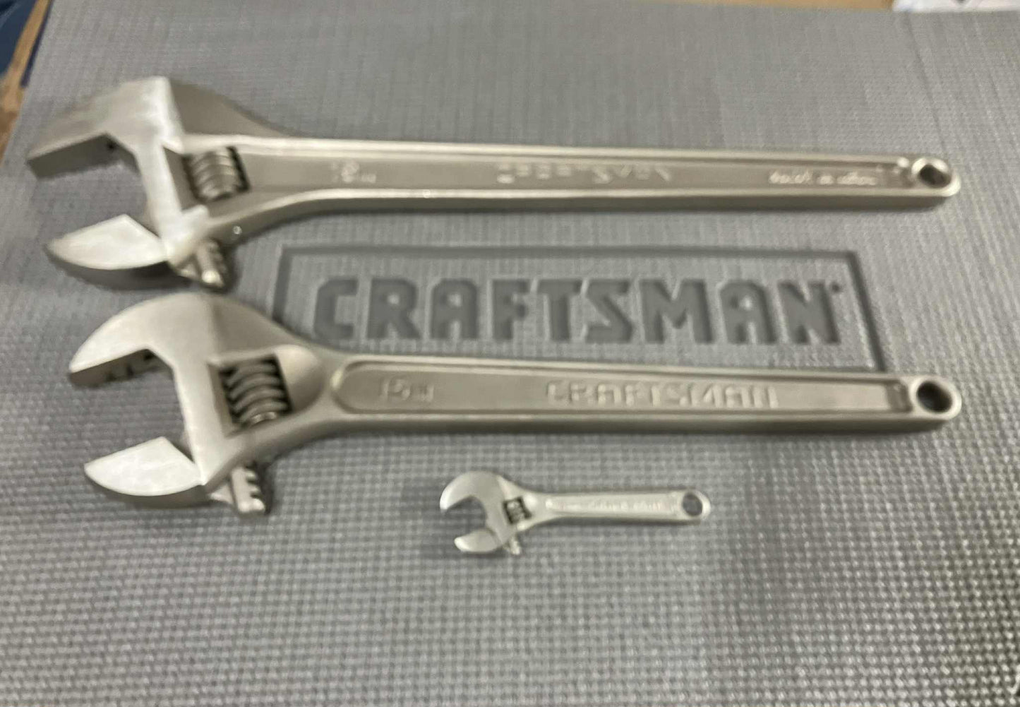 Vintage Craftsman 5pc Adjustable Wrench Bundle USA Made