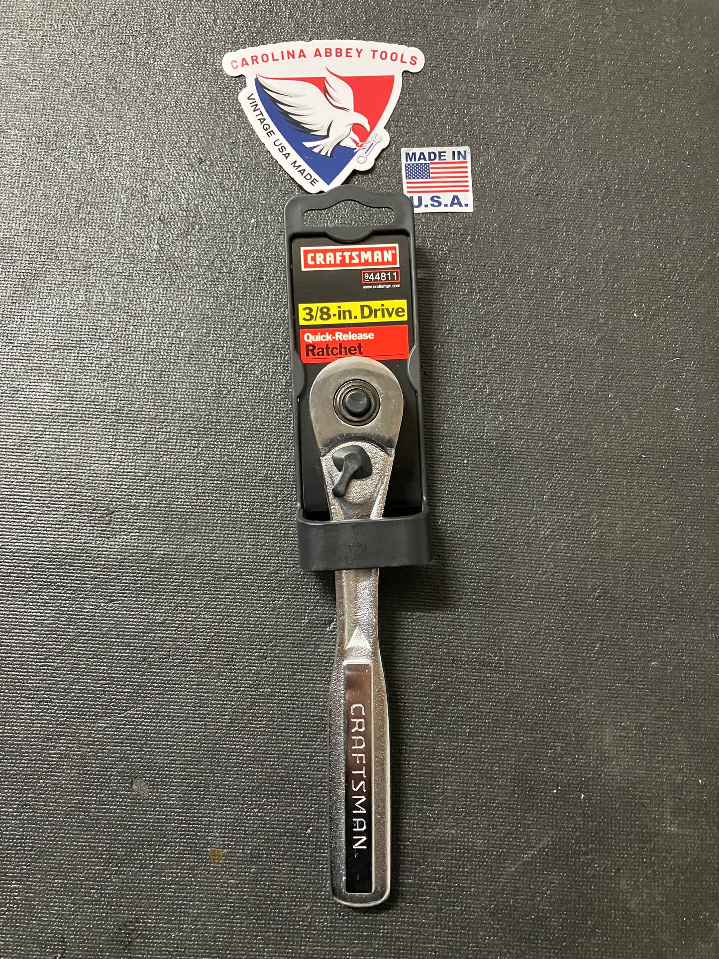 NOS Vintage Sears Craftsman 3/8'' Drive Quick Release Ratchet 44811 -VR- USA