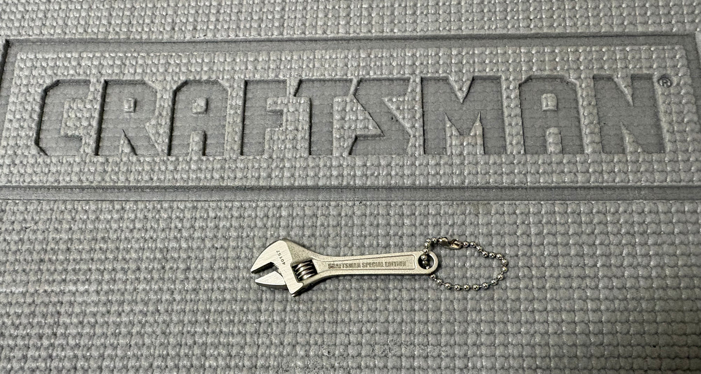 Sears Craftsman Special Edition Adjustable Wrench 40157 Key Chain Tool Very Rare