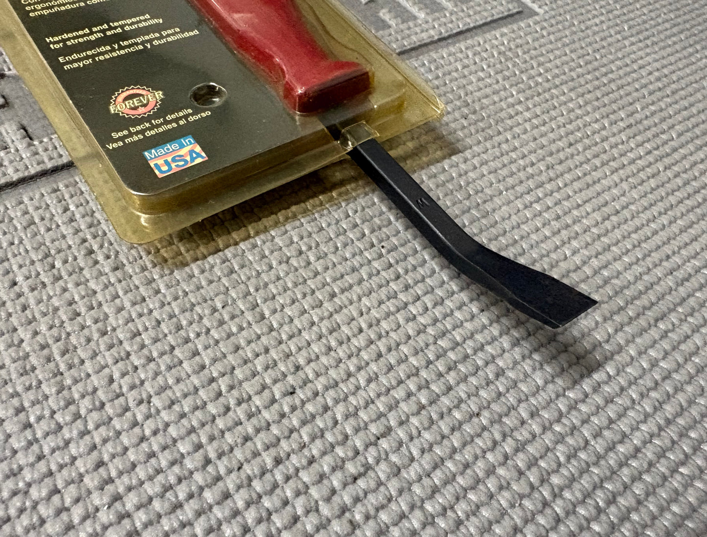 NOS Sears Craftsman USA 8” Curved Pry Bar 43284 Red Handle