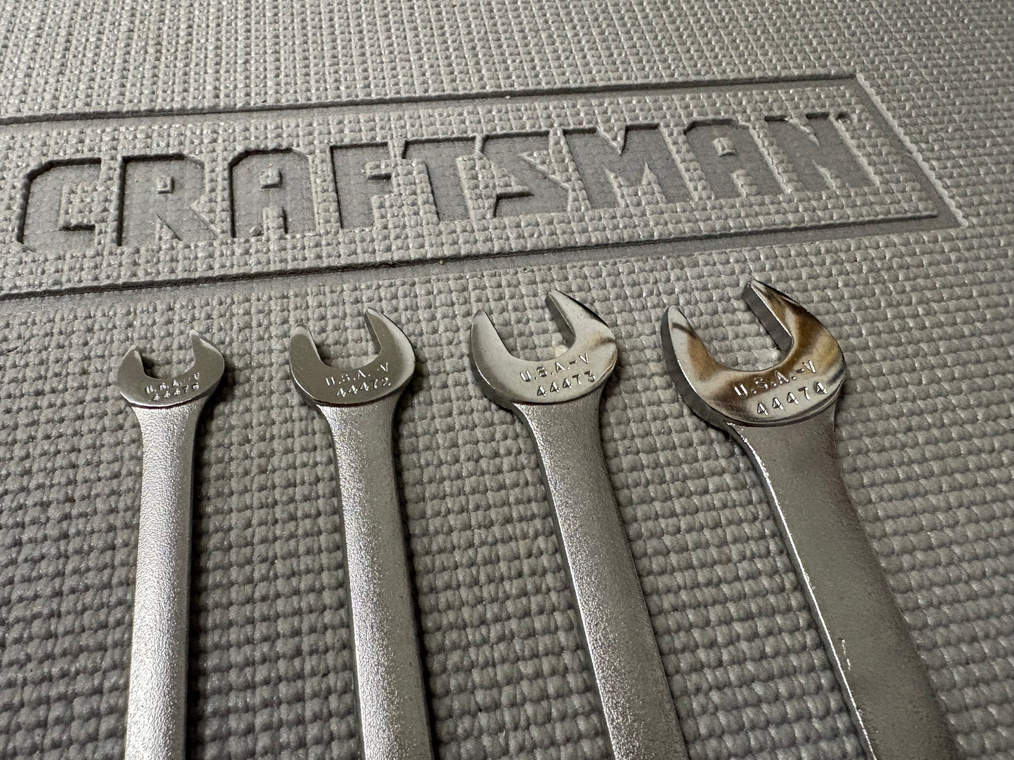 NOS Sears Craftsman 4pc SAE Tappet Wrench Set 44189 USA -V-