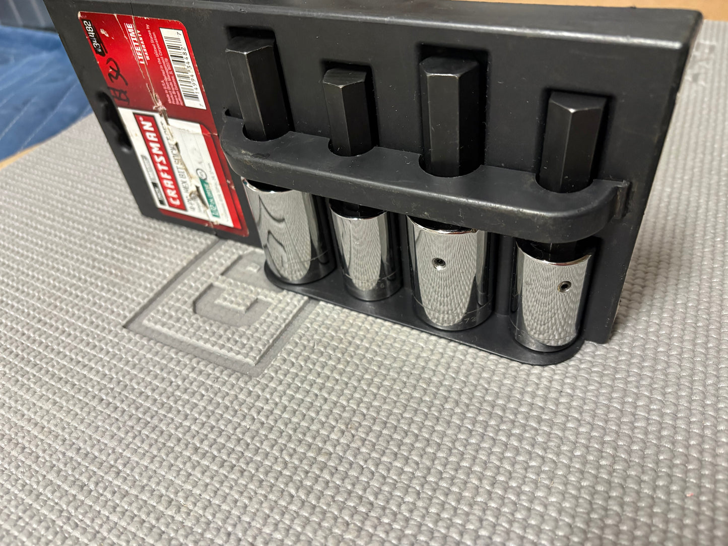 NOS Sears Craftsman USA 34482 Hex Bit Socket Set 1/2” Drive 9/16" 5/8" 14/17mm