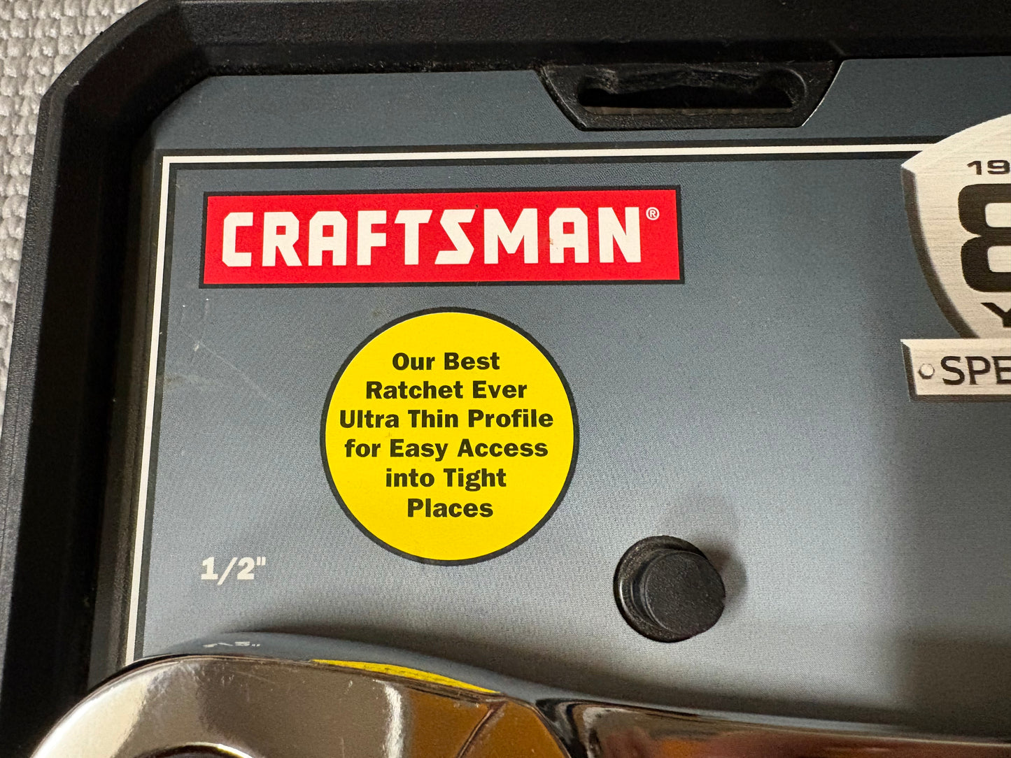 NOS Sears Craftsman USA 80th Anniversary Thin Profile Ratchet Set 44993 Sealed!