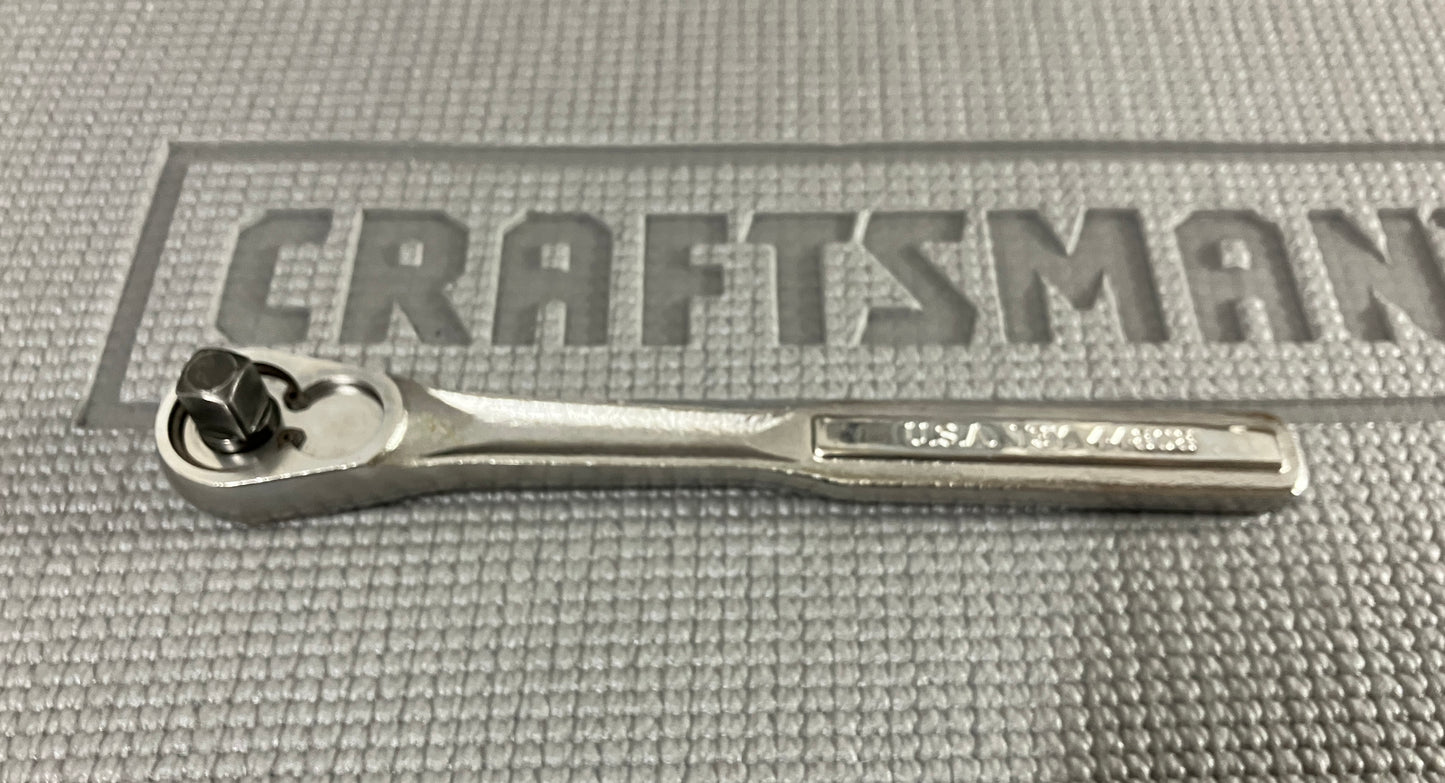 Vintage Craftsman 3/8” Drive Ratchet 44808 USA