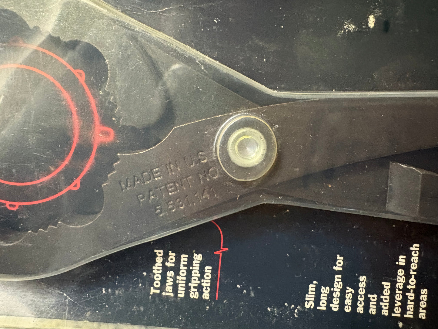 Sears Craftsman USA Rare Sink Drain Nut Pliers 55661 Made In USA Brand New!