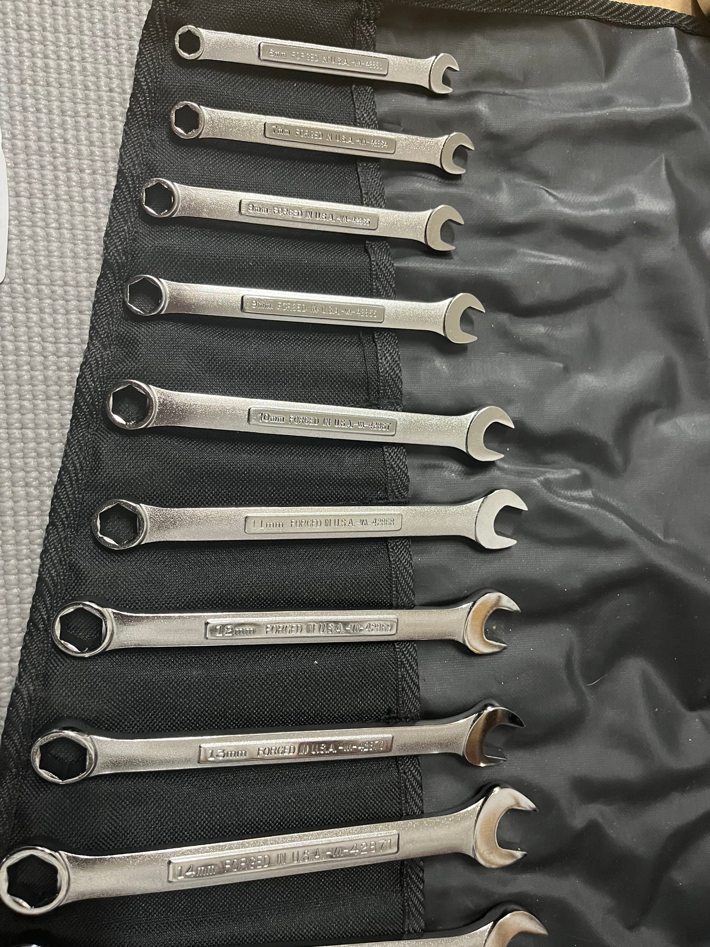 NOS Sears Craftsman Industrial Huge 14pc SAE Combination Wrench Set 32826 USA