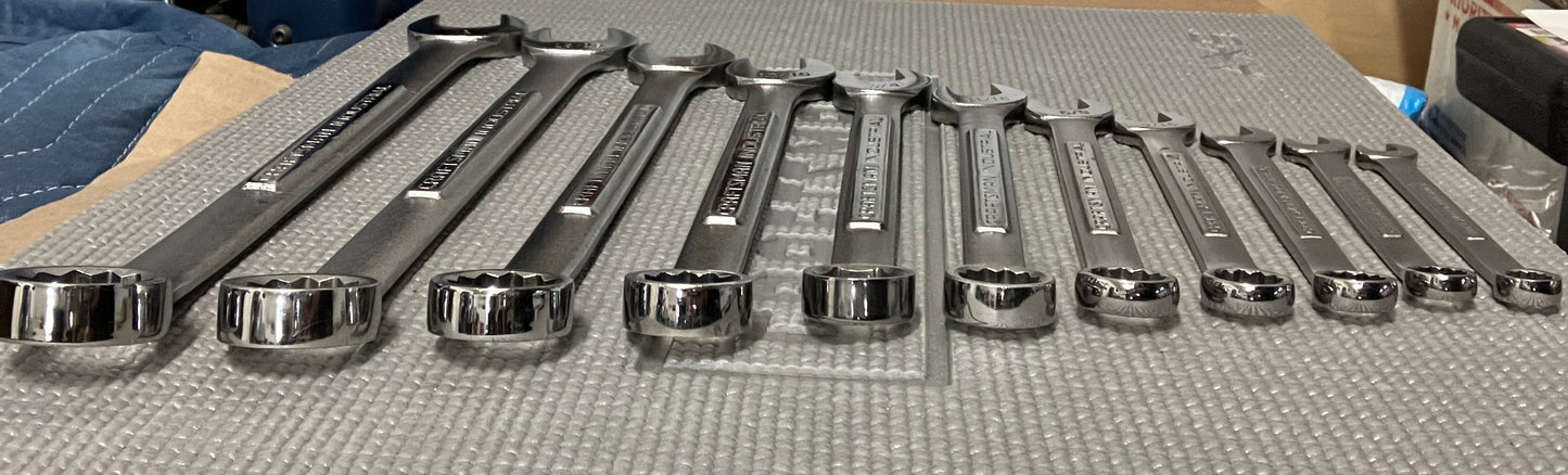 Sears Craftsman Industrial 11pc SAE Combination Wrench Bundle -VA- USA