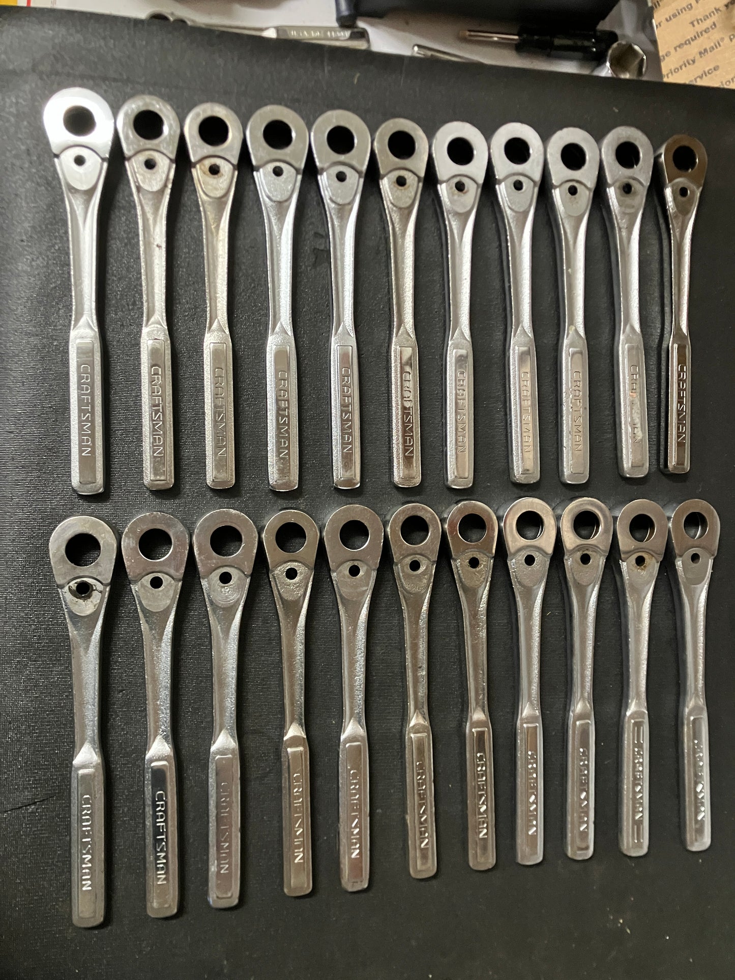 Vintage Sears Craftsman Ratchet Body Bundle USA *Empty Handles Only*