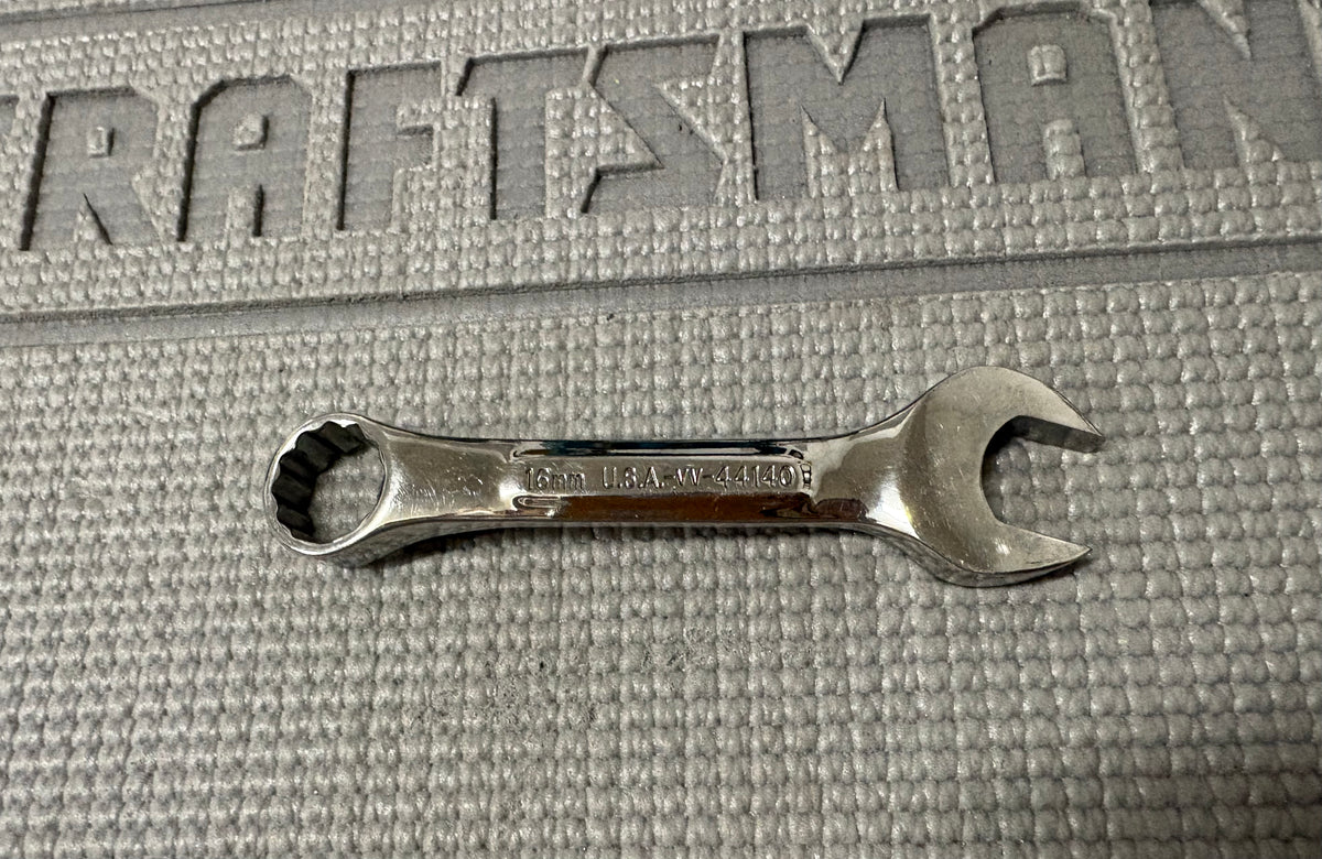 Sears Craftsman Professional 16mm Stubby Combination Wrench 44140 VV USA