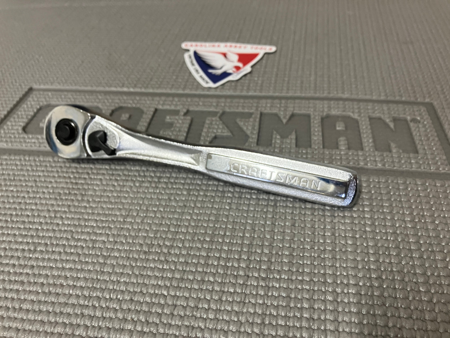 NOS Vintage Sears Craftsman 3/8” Dr Quick Release Ratchet 44811 USA VT Brand New