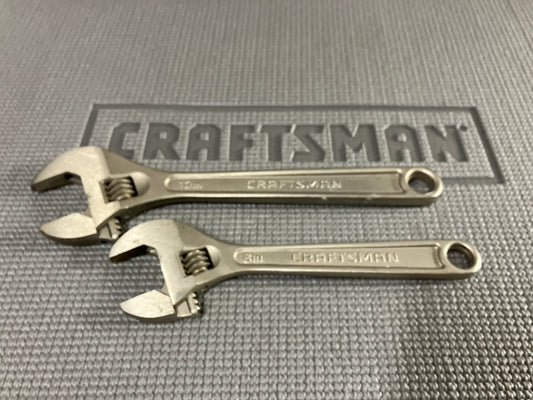 Vintage Craftsman 5pc Adjustable Wrench Bundle USA Made