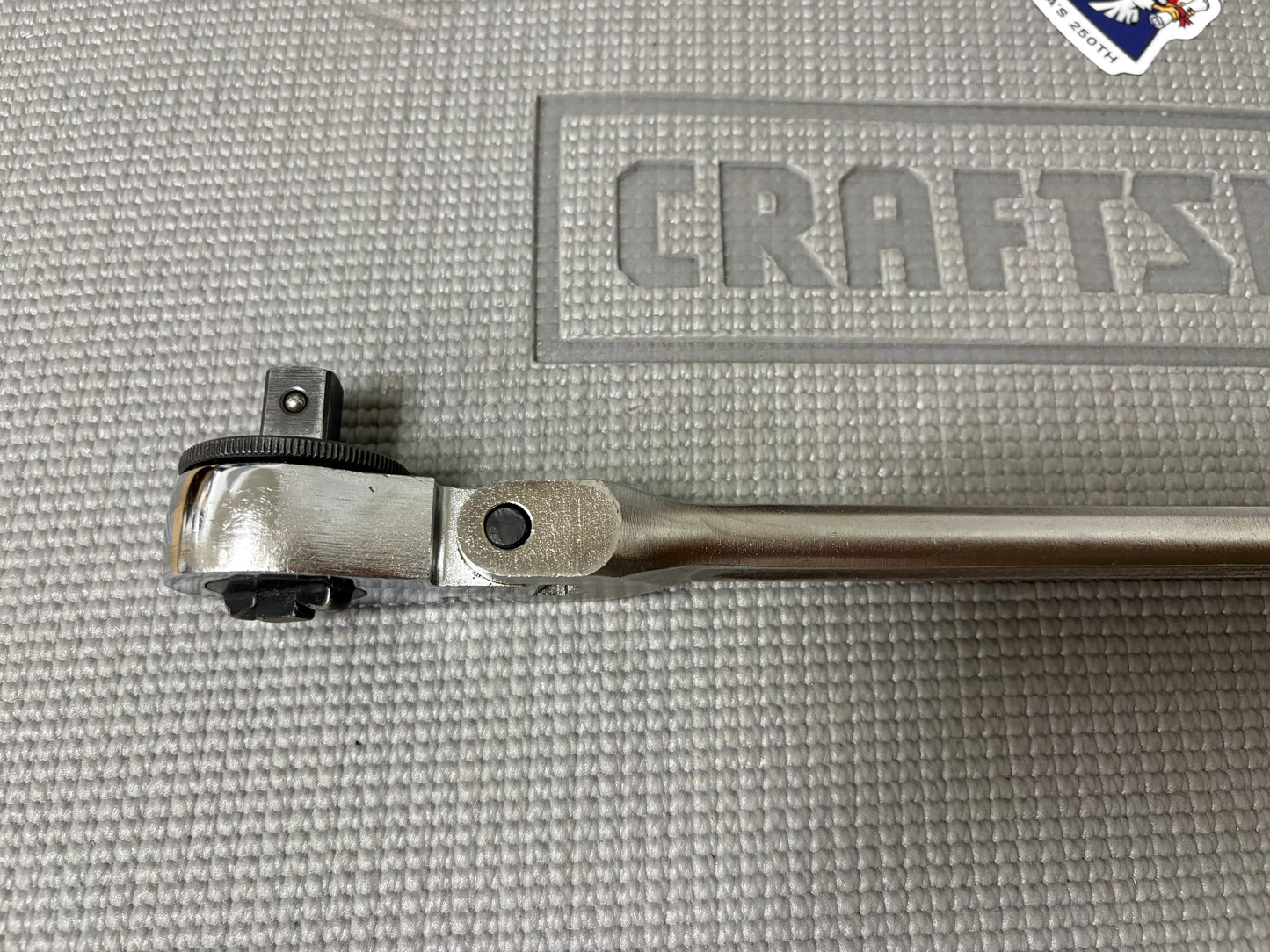Rare Sears Craftsman 1/2" Drive RHFT Flex Head Ratchet 44983 VVG USA Round Head Fine Tooth