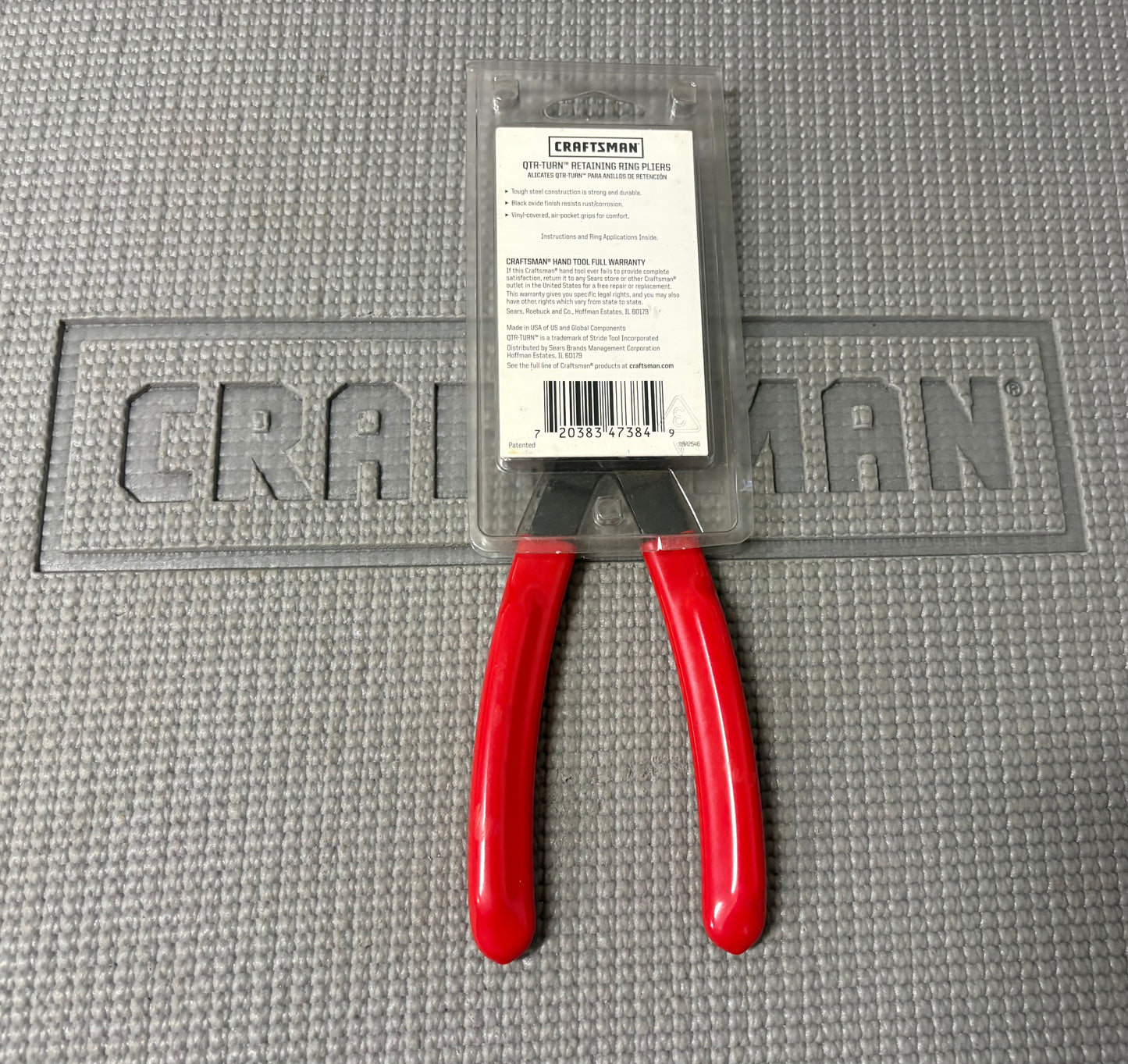 NOS Craftsman USA Qtr-Turn Convertible Retaining Snap Ring Pliers 47384 New!