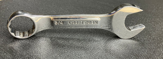 Craftsman Professional 44109 SAE 3/4" 12 Point Stubby Combination Wrench VV USA