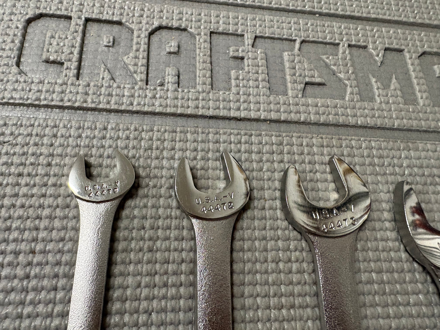 NOS Sears Craftsman 4pc SAE Tappet Wrench Set 44189 USA -V-