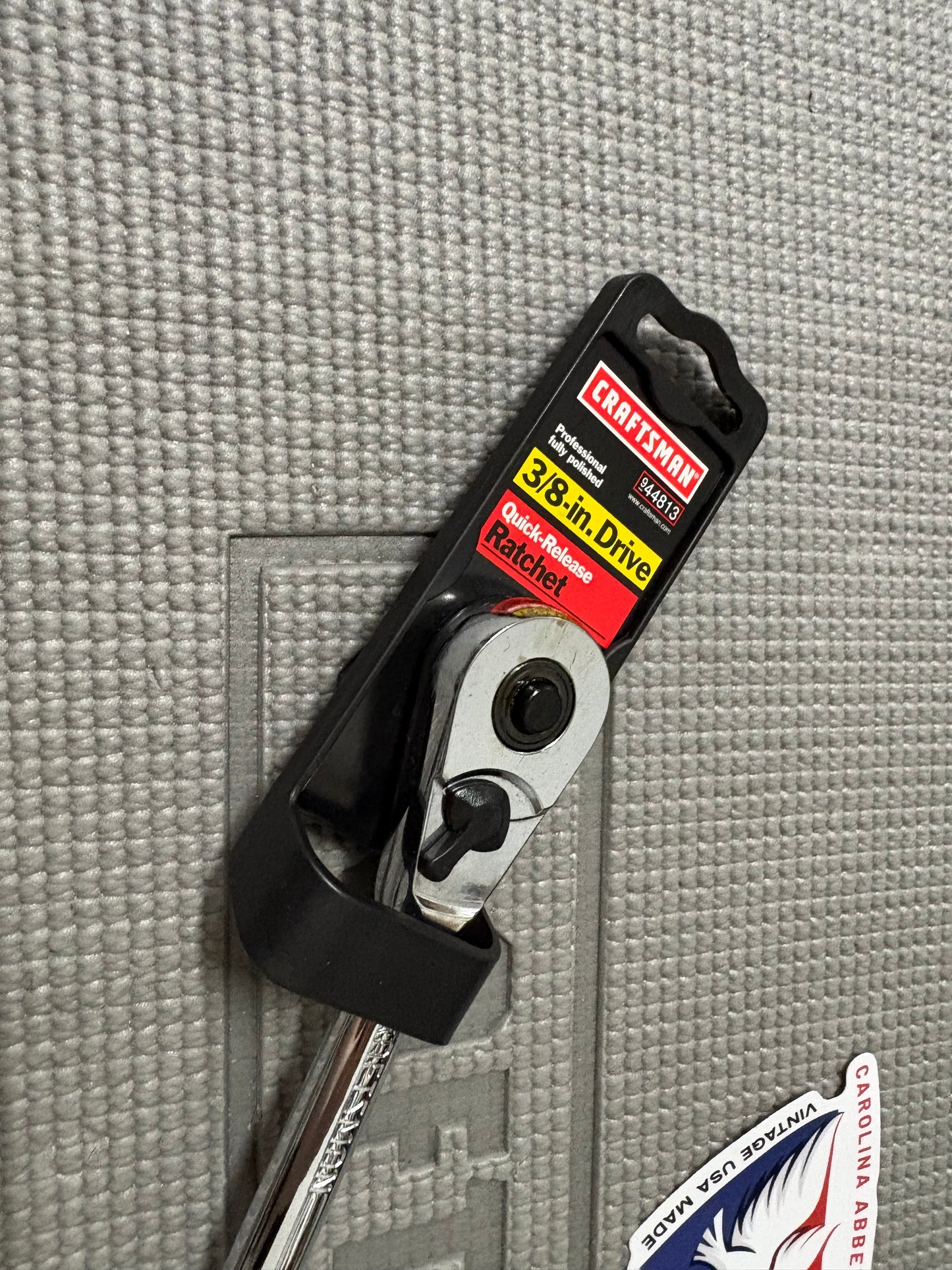 NOS Sears Craftsman Professional 3/8” Drive Full Polish Ratchet 44833 VS USA