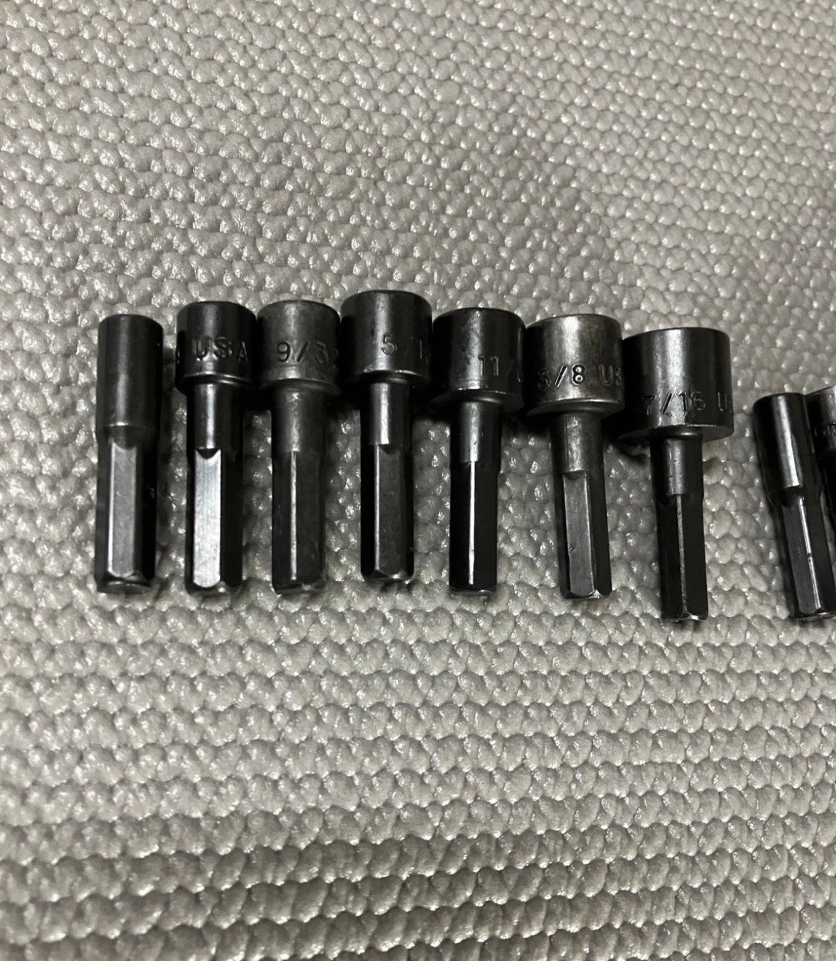 OEM Sears Craftsman USA 12pc Nutdriver Bit Set Rare Metric & Sae Tool Set Filler