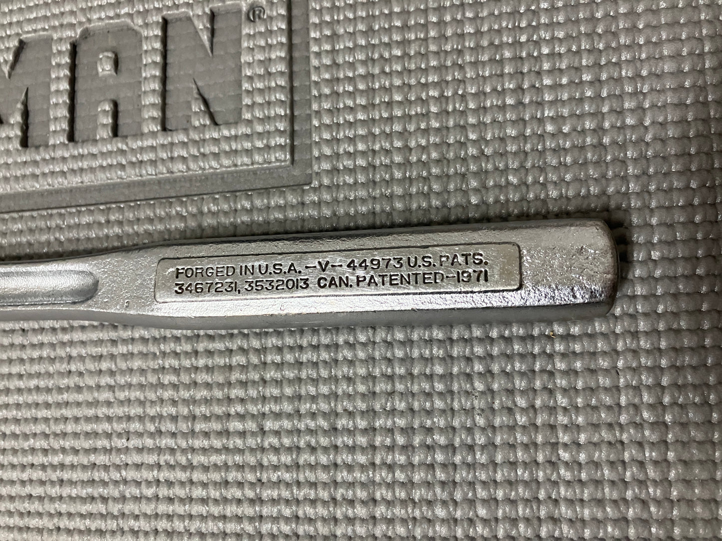 Vintage Sears Craftsman 1/2” Drive RHFT Flex Head Ratchet 44973 USA -V- Series