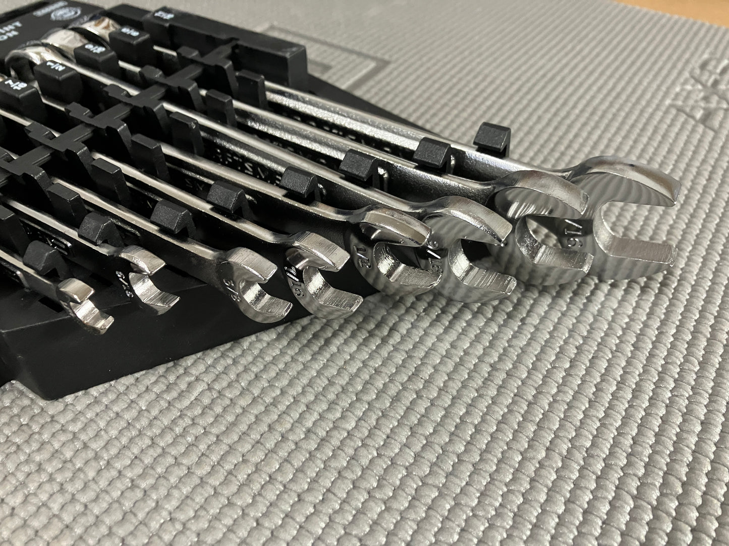 NOS Vintage Craftsman 8pc 6pt SAE 1/4” - 11/16” Combination Wrench Set 46988 USA