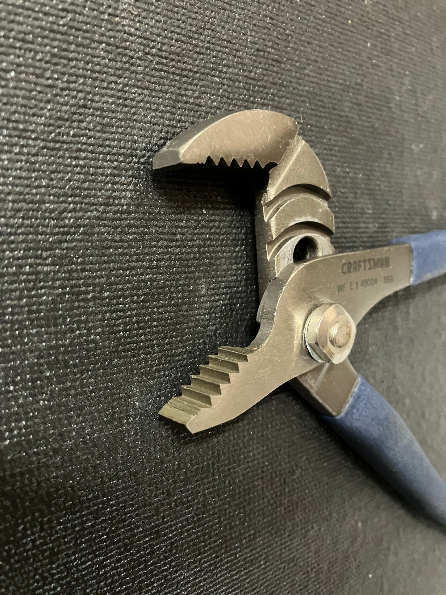 Vintage Craftsman 7” Arc Joint (Water Pump) Pliers Blue Handle 45024 WF USA