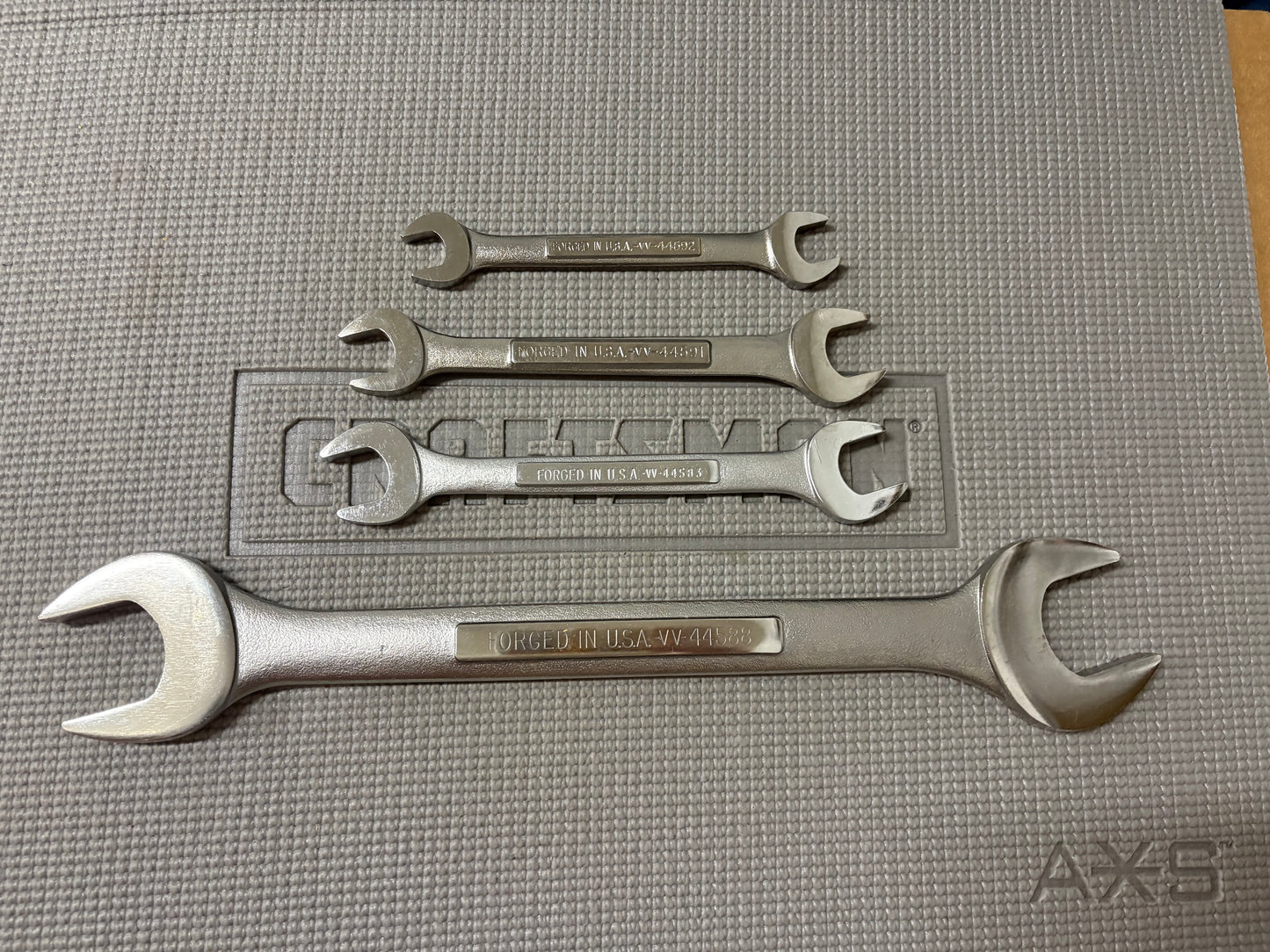 Craftsman SAE Double Open End Wrench Bundle