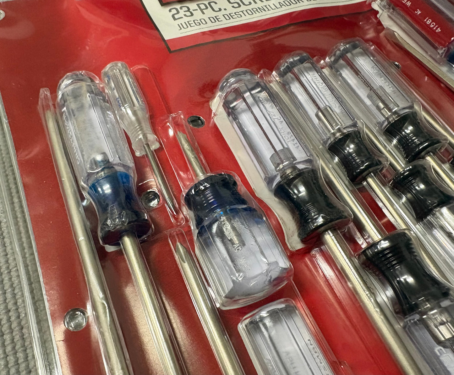 NOS Sears Craftsman Huge 23pc Screwdriver Set 31796 WF USA