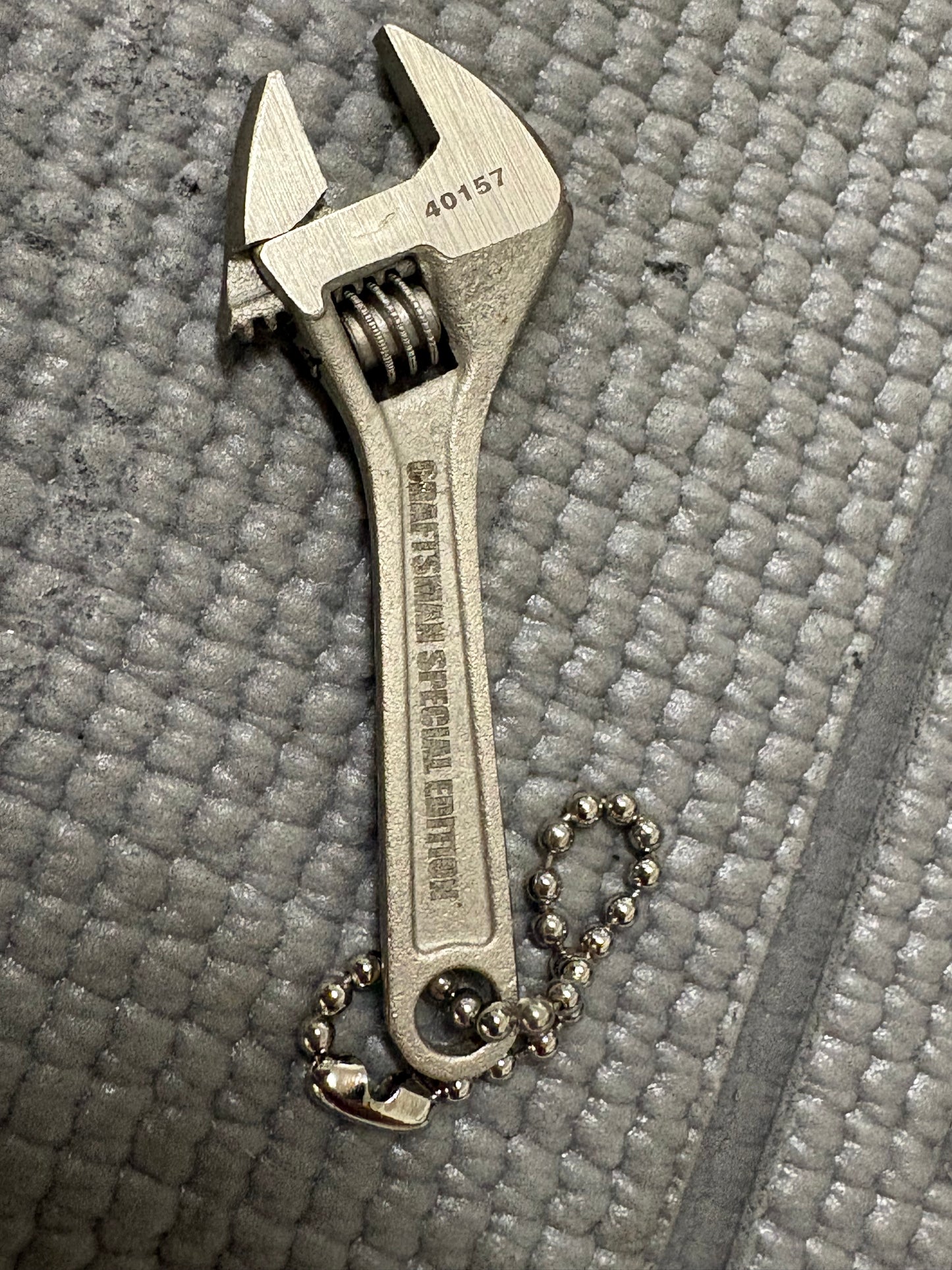 Sears Craftsman Special Edition Adjustable Wrench 40157 Key Chain Tool Very Rare