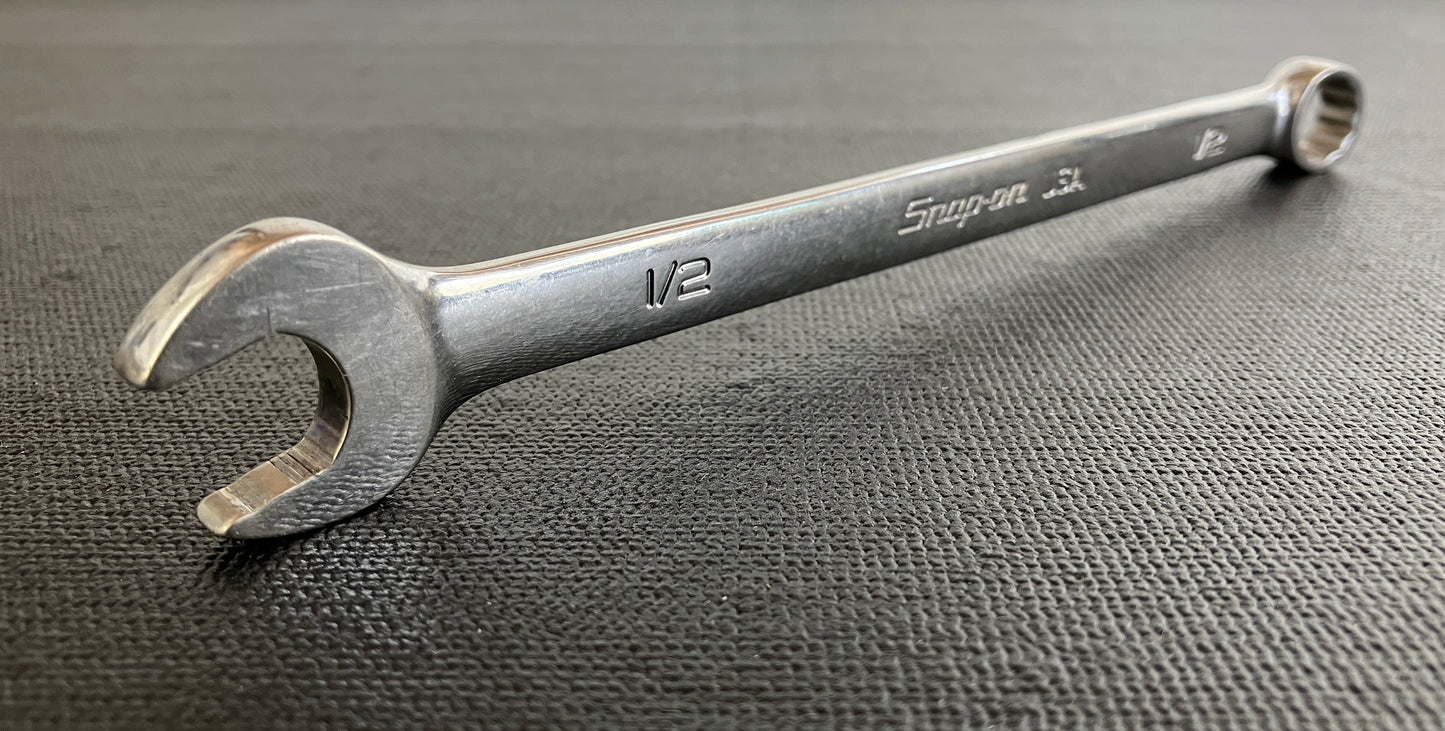 Snap-On SAE 1/2" Flank Drive Plus 12pt Combination Wrench SOEX16 Standard Length