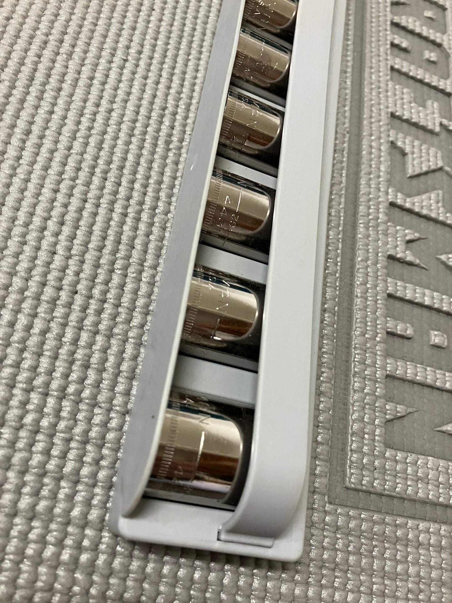 NOS Sears Craftsman 12 Point 3/8” Drive Socket Set Metric 34442 USA 10-18mm