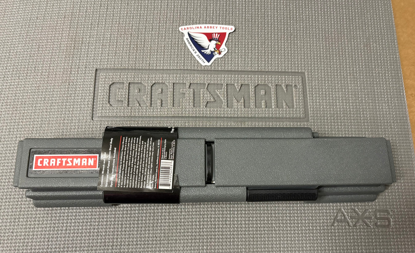 NOS Sears Craftsman USA Microtork Torque Wrench 3/8” Drive w/ Case 44593