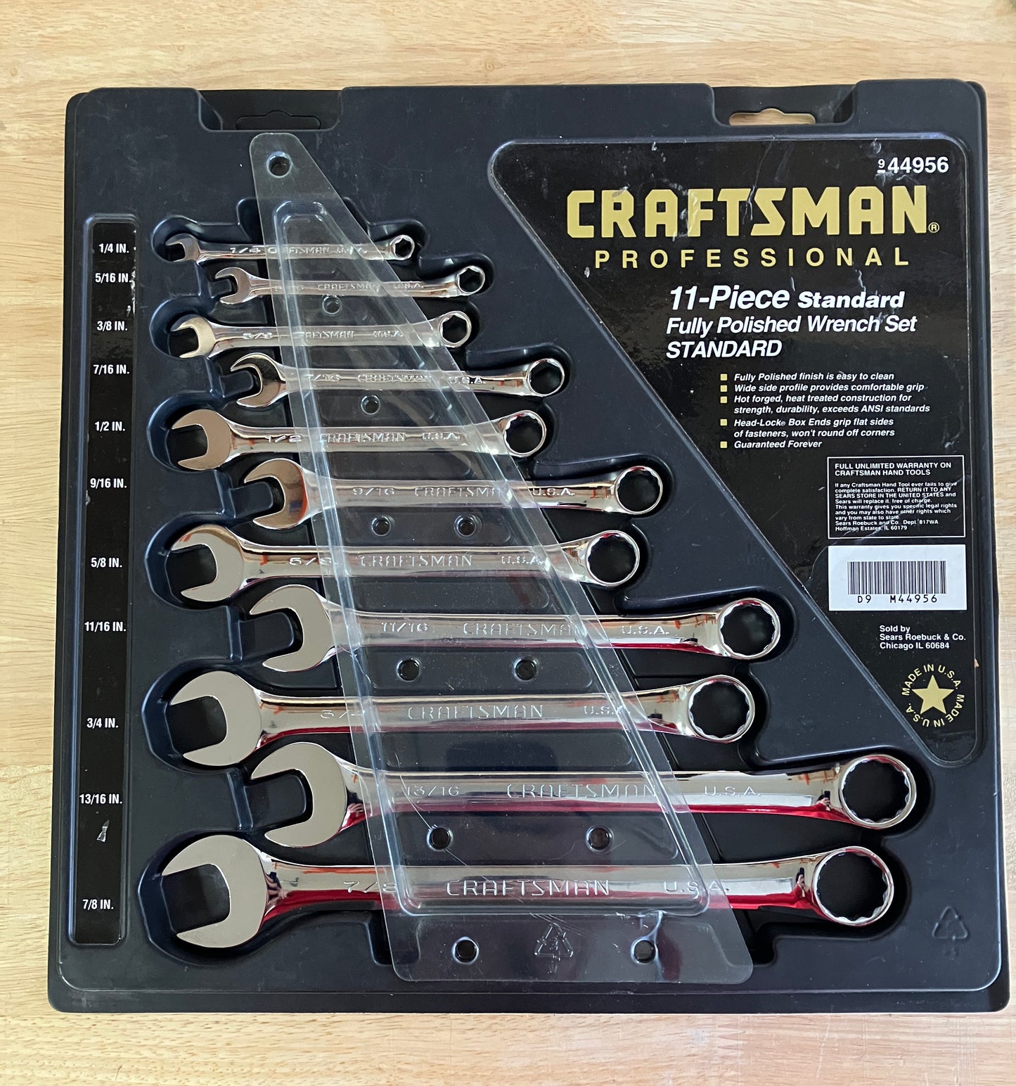 Vintage NOS Craftsman Professional Bundle - 3 Wrench Sets