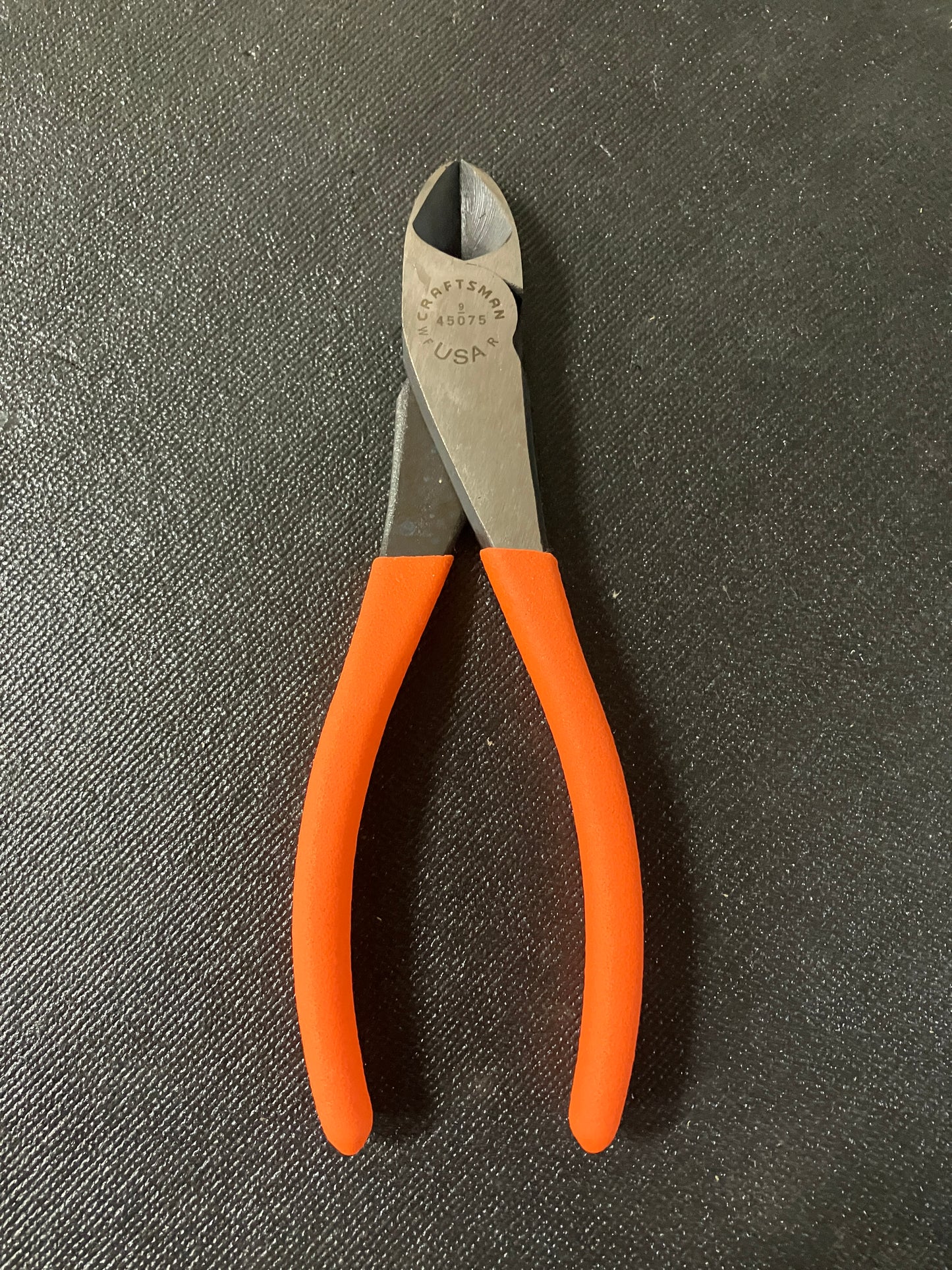 NOS Vintage Craftsman 5pc Orange Hi Viz Plier Set 45316 WF USA