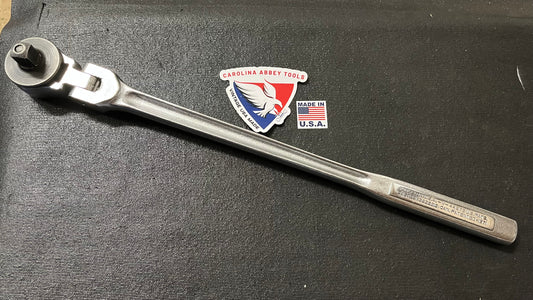 Vintage Sears Craftsman 1/2” Drive RHFT Flex Head Ratchet 44973 USA -V- Series