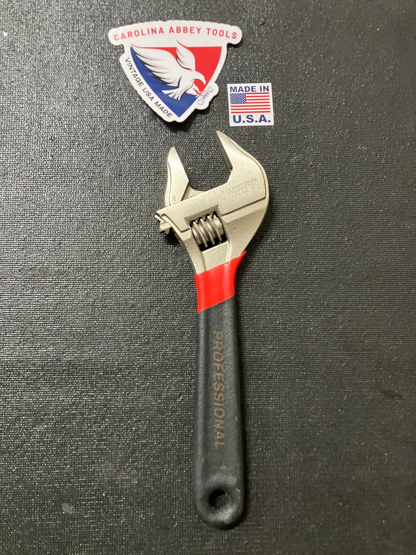 Vintage Sears Craftsman Professional 8” Beak Jaw Adjustable Wrench 44714 USA