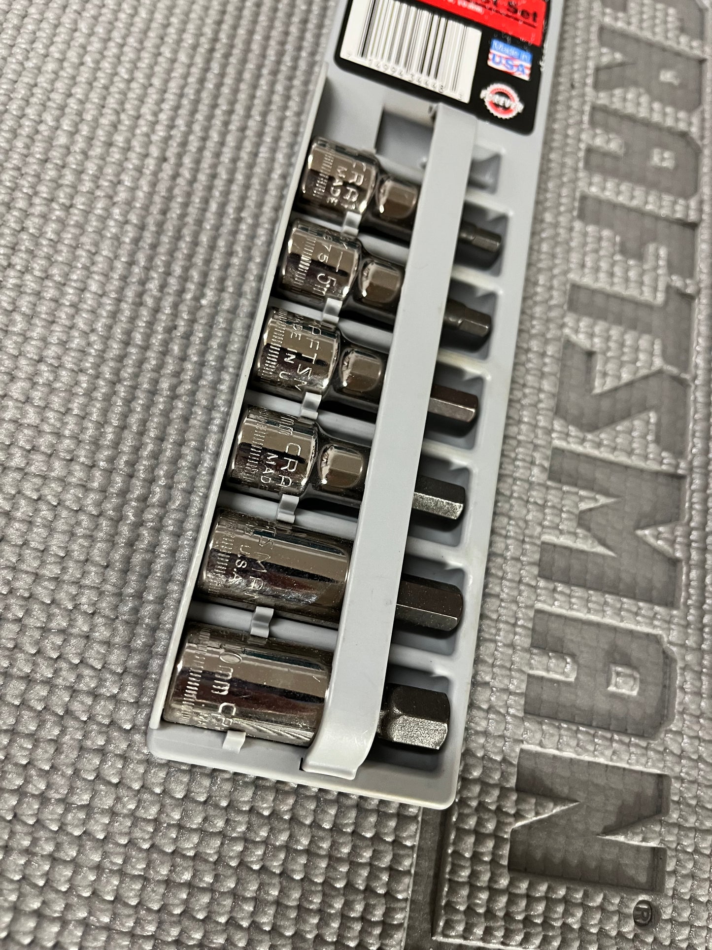 NOS Sears Craftsman 12pc Hex Bit Socket Sets SAE Metric 34447 34448 USA -GK-