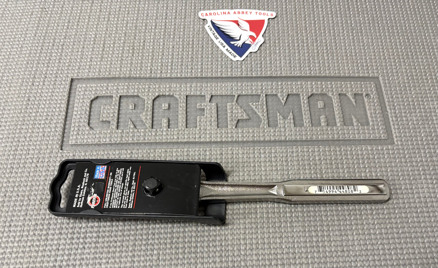 NOS Sears Craftsman USA 3/8” Drive Quick Release Ratchet 44808 Long Handle