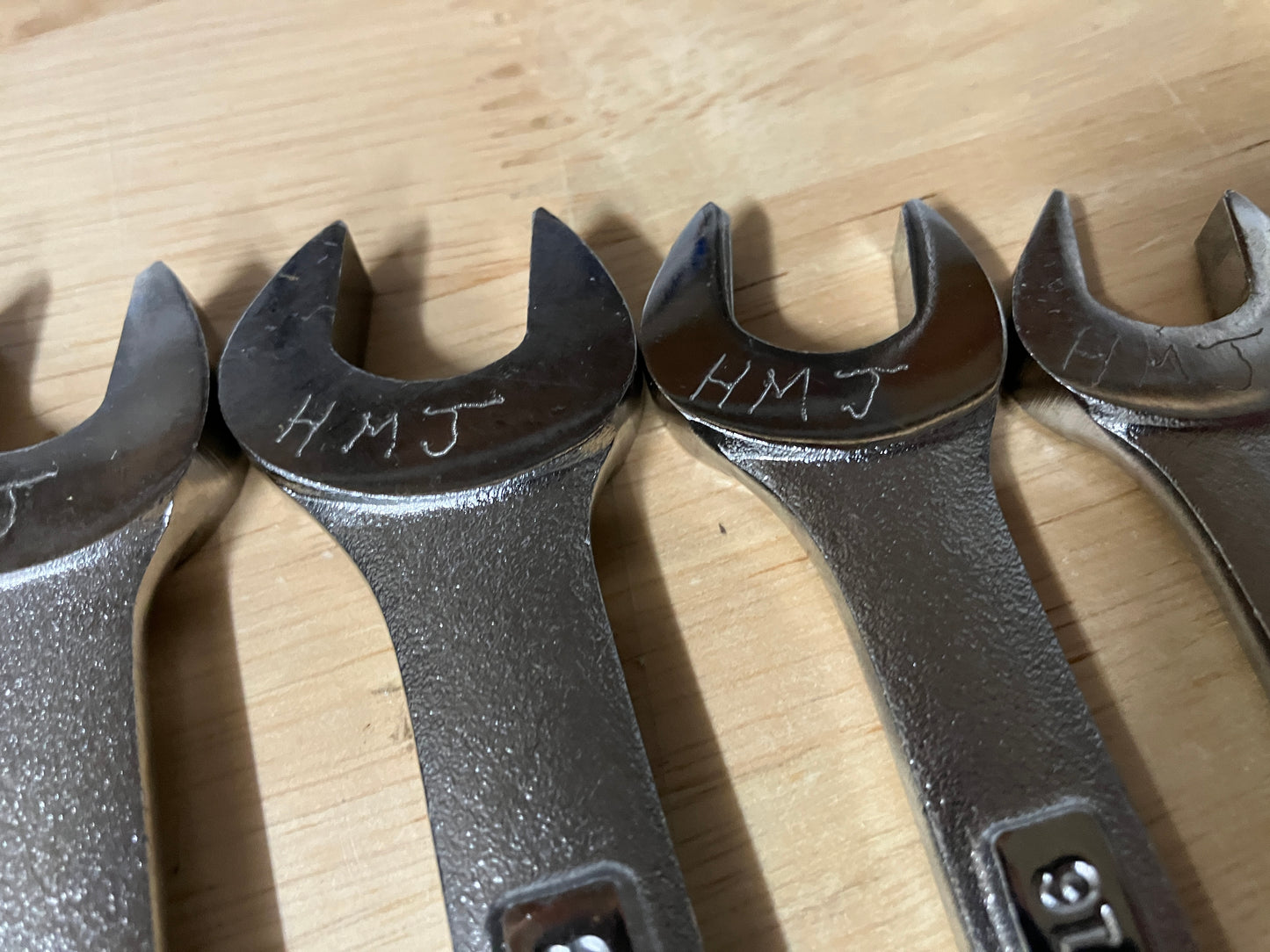 Vintage Craftsman 8pc SAE Ratcheting Combination Wrench Set 5/16 - 3/4 42444 USA